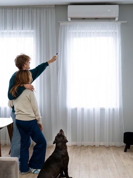 daikin-couple-dog